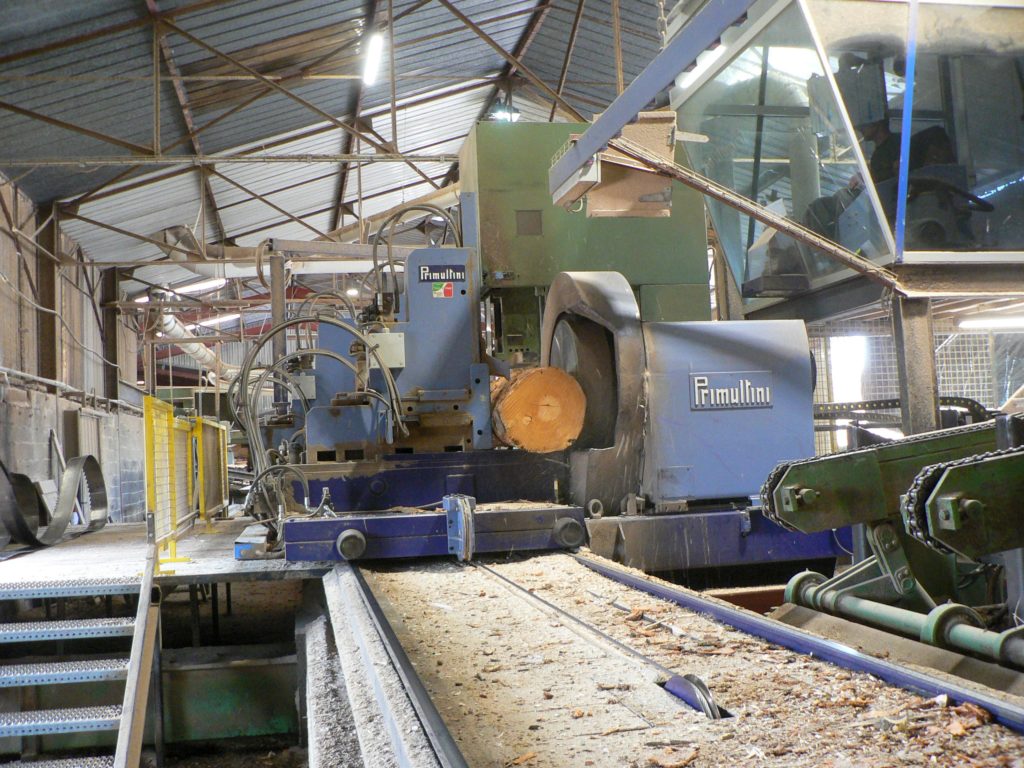 machine scierie du tezin